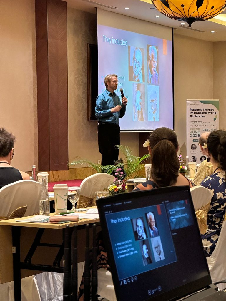 REsource Therapy world conference Gordon Emmerson 2027 Europe