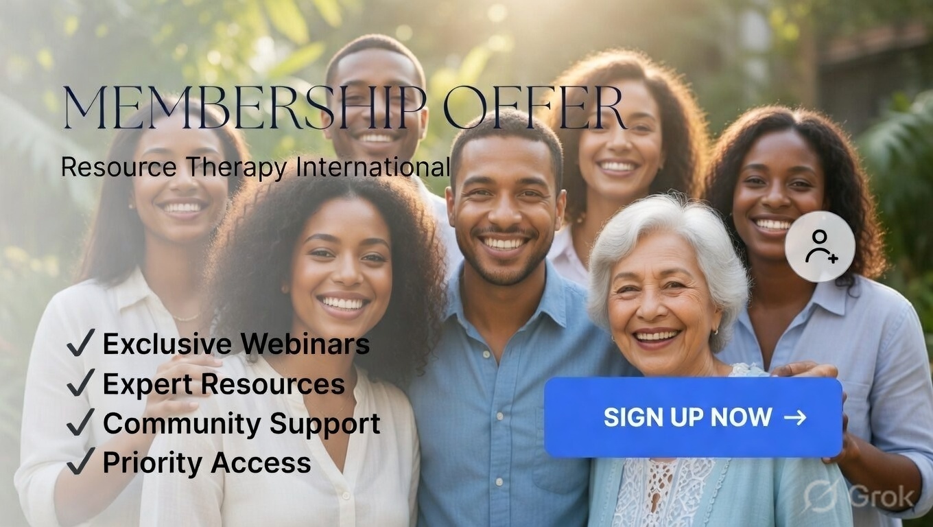 Join the Resource Therapy International Community - special membership only opportunities to be part of a global network of parts therapists