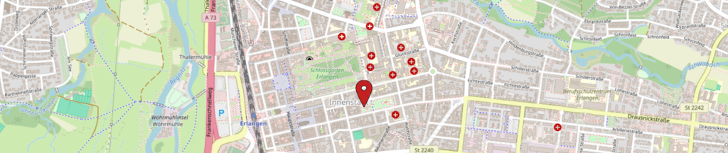 Google map kreuz-und-quer.churche Resource Therapy International world parts therapy conference venue june 2027